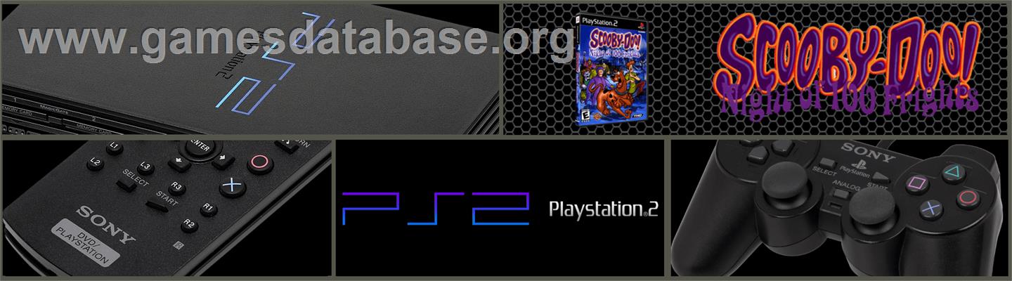Scooby-Doo! Night of 100 Frights - Sony Playstation 2 - Artwork - Marquee