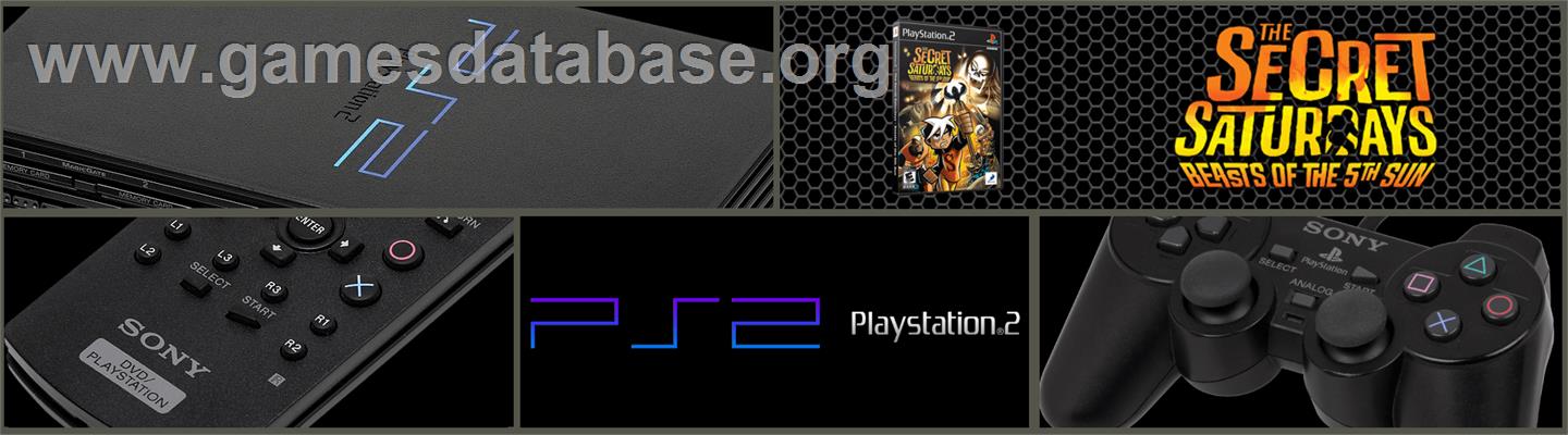 Secret Saturdays - Beasts Of The 5th Sun, The - Sony Playstation 2 - Artwork - Marquee