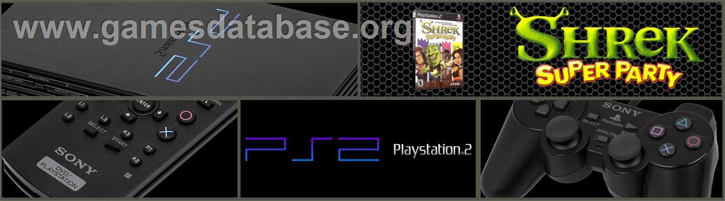Shrek - Super Party - Sony Playstation 2 - Artwork - Marquee