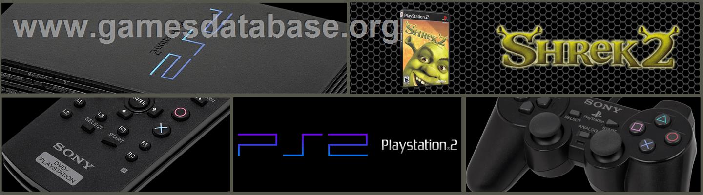 Shrek 2 - Sony Playstation 2 - Artwork - Marquee