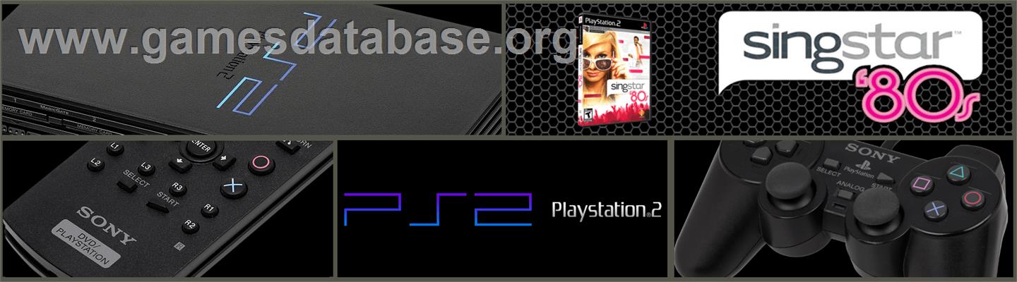 Singstar '80s - Sony Playstation 2 - Artwork - Marquee