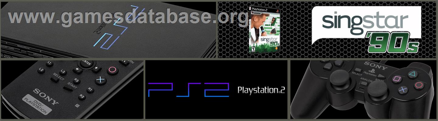 Singstar '90s - Sony Playstation 2 - Artwork - Marquee