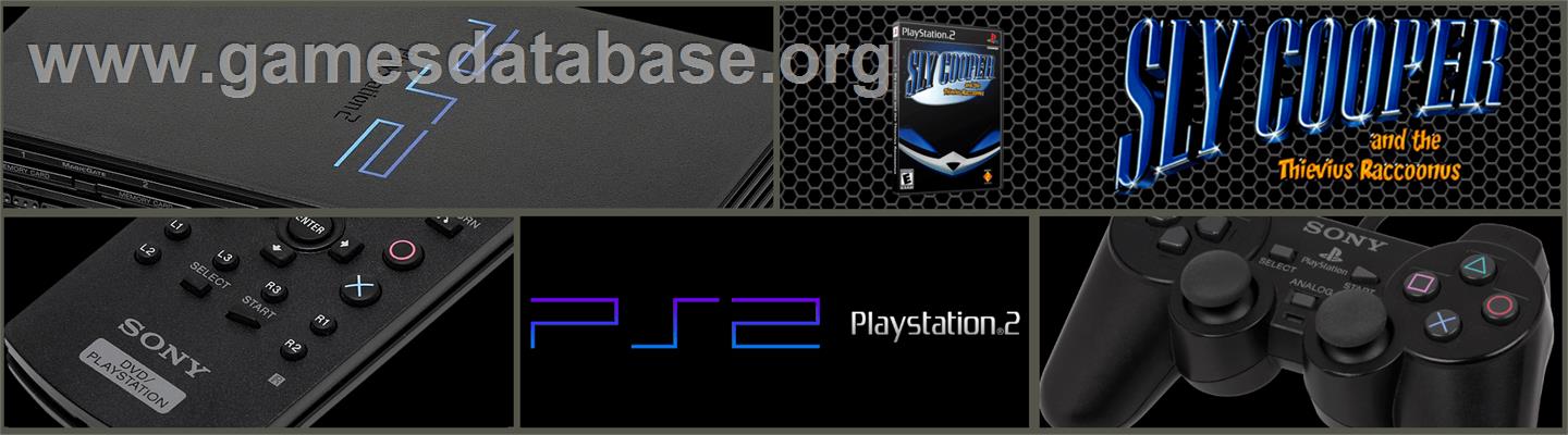 Sly Raccoon - Sony Playstation 2 - Artwork - Marquee