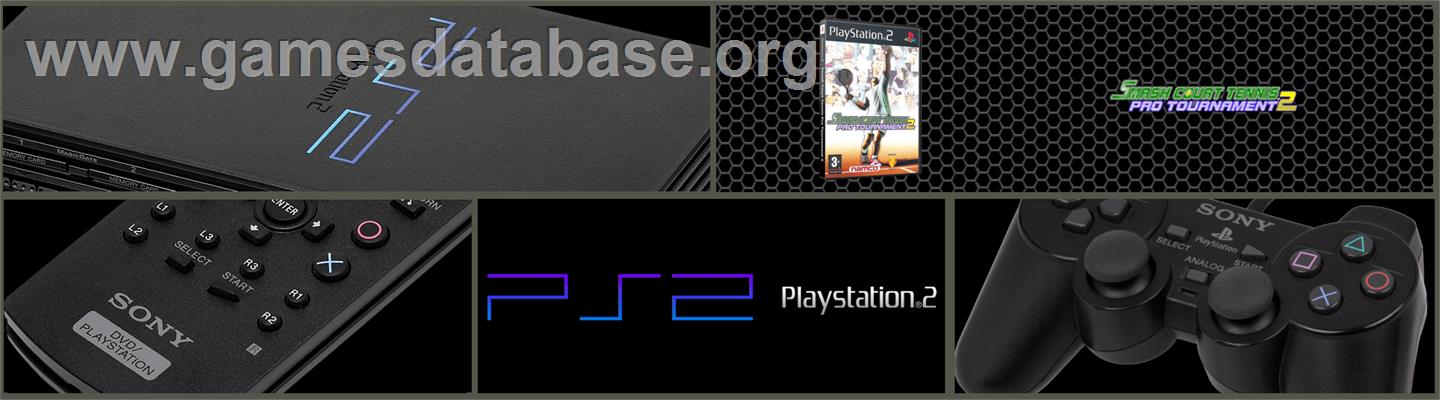 Smash Court Tennis Pro Tournament 2 - Sony Playstation 2 - Artwork - Marquee