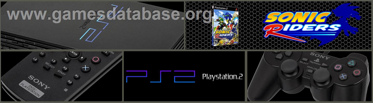 Sonic Riders - Sony Playstation 2 - Artwork - Marquee