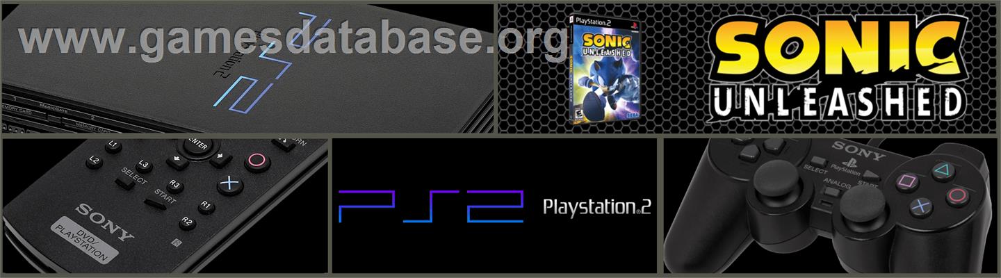 Sonic Unleashed - Sony Playstation 2 - Artwork - Marquee