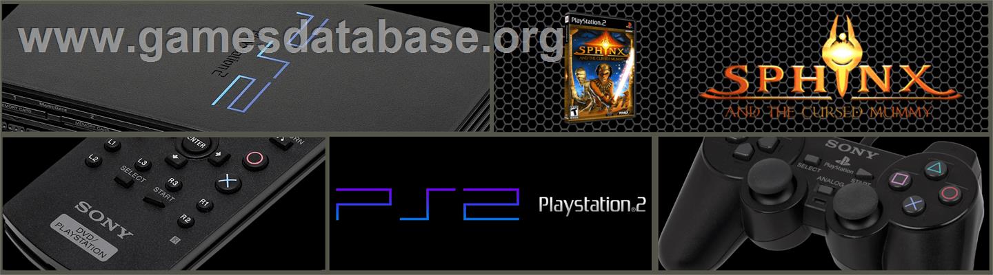 Sphinx and the Cursed Mummy - Sony Playstation 2 - Artwork - Marquee