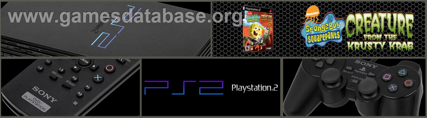 Spongebob Squarepants - Creature From The Krusty Krab - Sony Playstation 2 - Artwork - Marquee