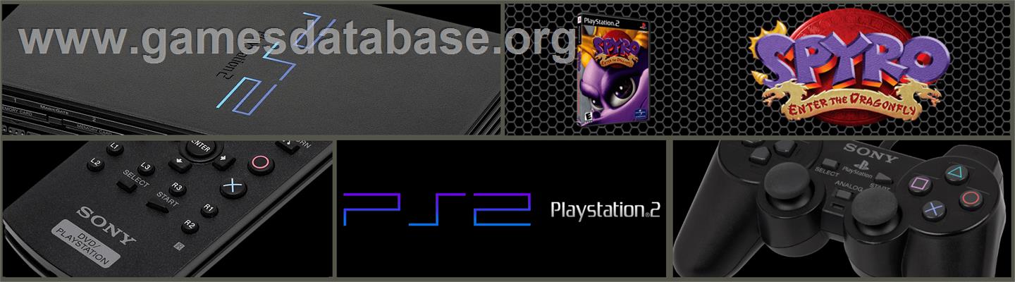 Spyro: Enter the Dragonfly - Sony Playstation 2 - Artwork - Marquee