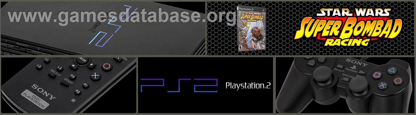 Star Wars - Super Bombad Racing - Sony Playstation 2 - Artwork - Marquee