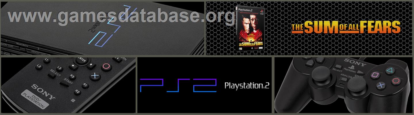 Sum of All Fears - Sony Playstation 2 - Artwork - Marquee