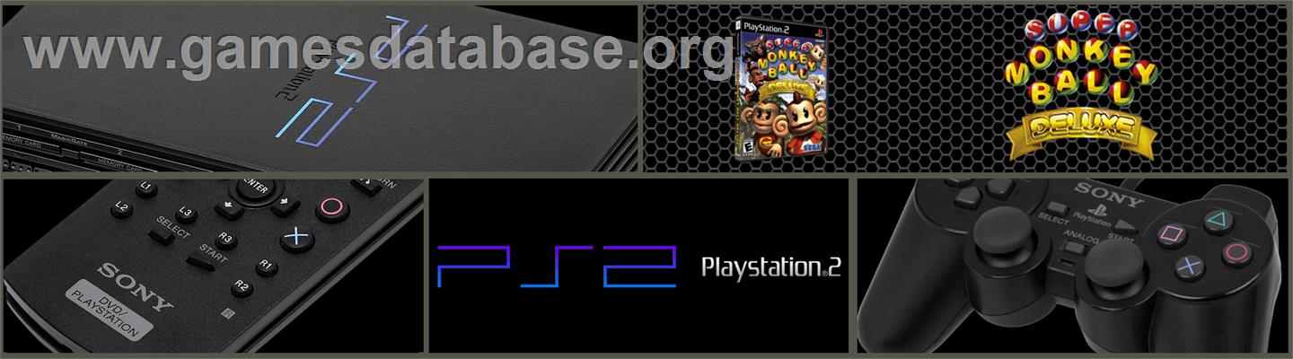 Super Monkey Ball Deluxe - Sony Playstation 2 - Artwork - Marquee