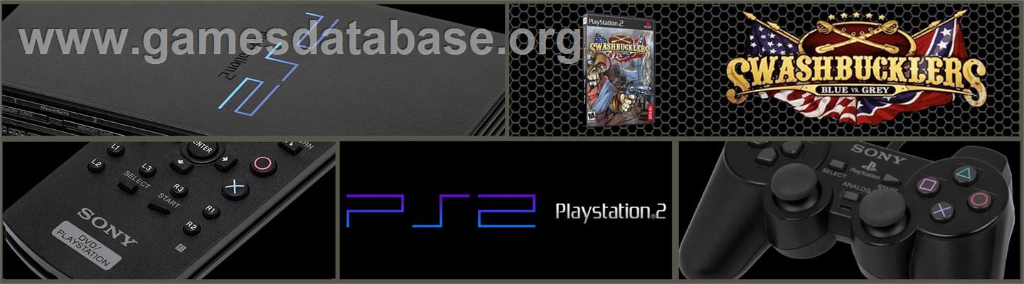Swashbucklers - Blue Vs. Grey - Sony Playstation 2 - Artwork - Marquee