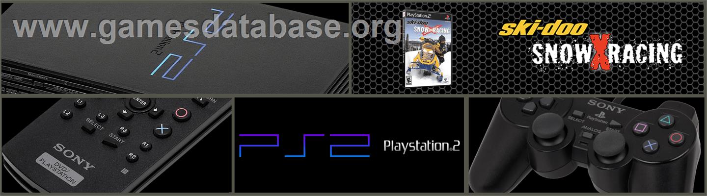 Sxr - Snow X Racing - Sony Playstation 2 - Artwork - Marquee