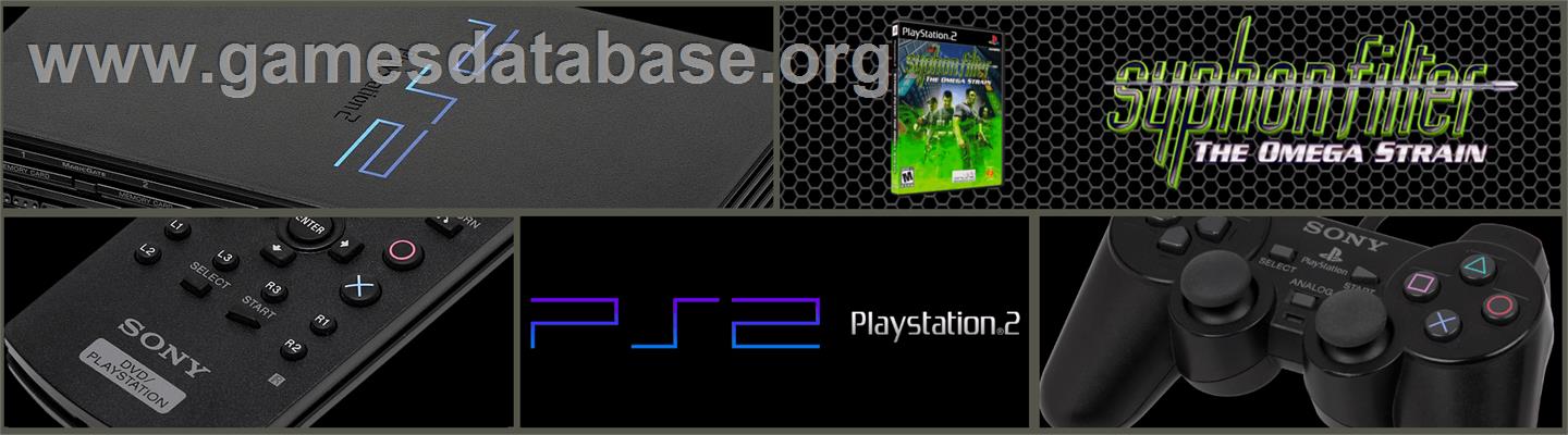 Syphon Filter - The Omega Strain - Sony Playstation 2 - Artwork - Marquee