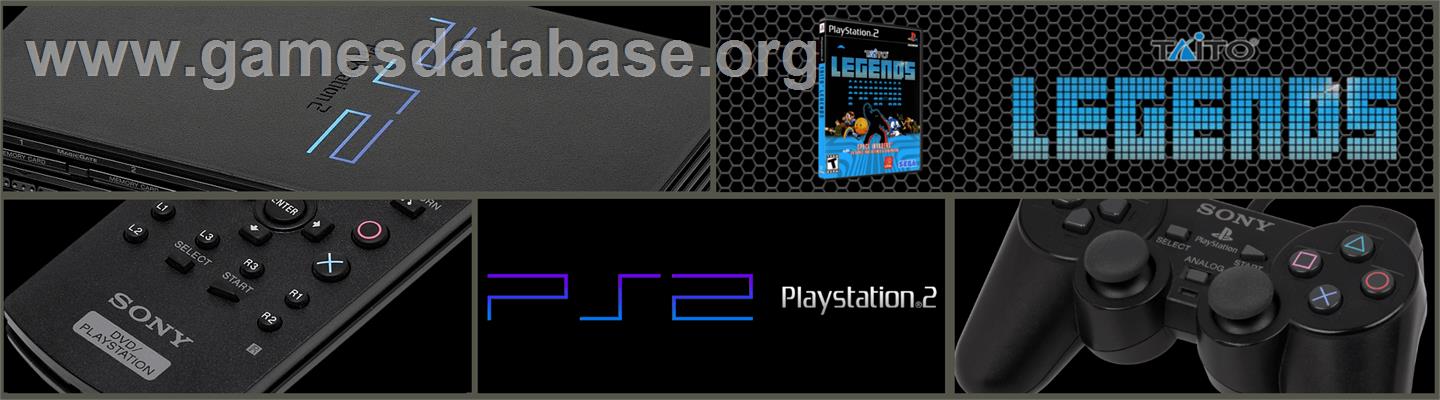 Taito Legends - Sony Playstation 2 - Artwork - Marquee