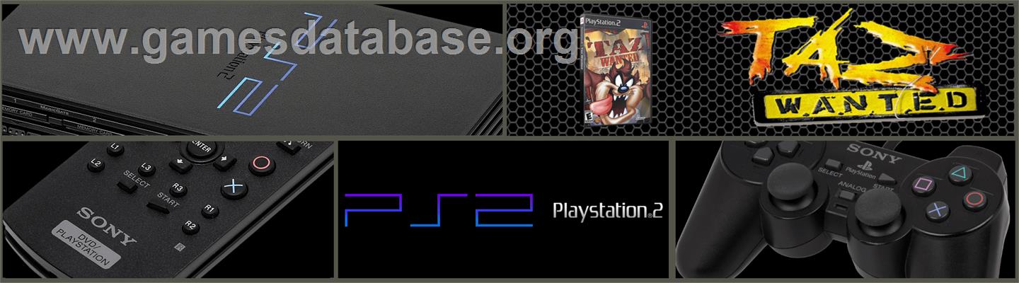 Taz: Wanted - Sony Playstation 2 - Artwork - Marquee