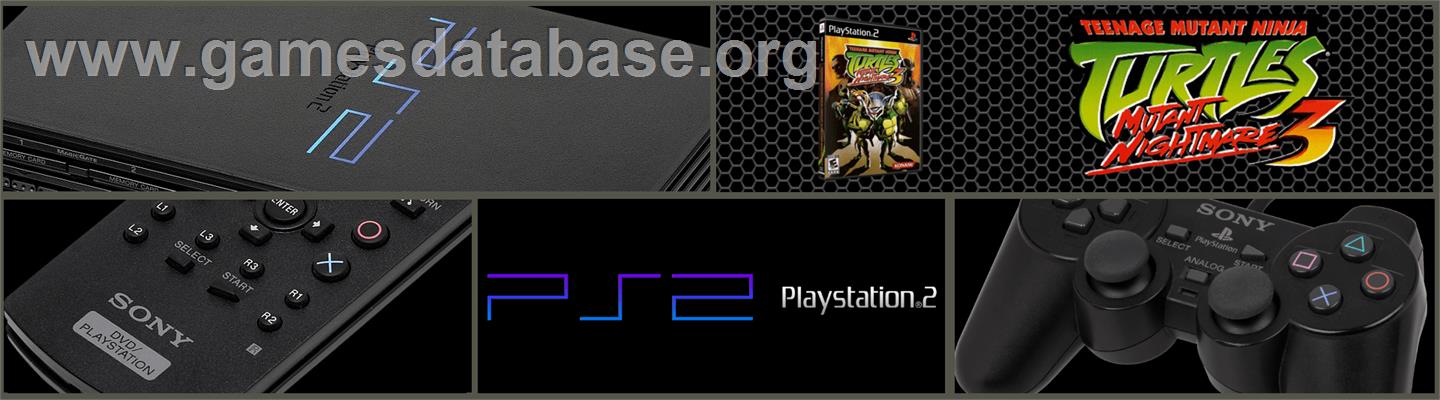 Teenage Mutant Ninja Turtles 3: Mutant Nightmare - Sony Playstation 2 - Artwork - Marquee