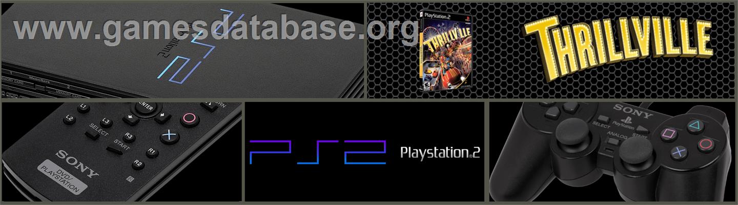 Thrillville: Off the Rails - Sony Playstation 2 - Artwork - Marquee
