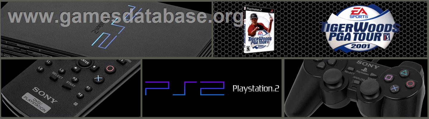 Tiger Woods Pga Tour 2001 - Sony Playstation 2 - Artwork - Marquee