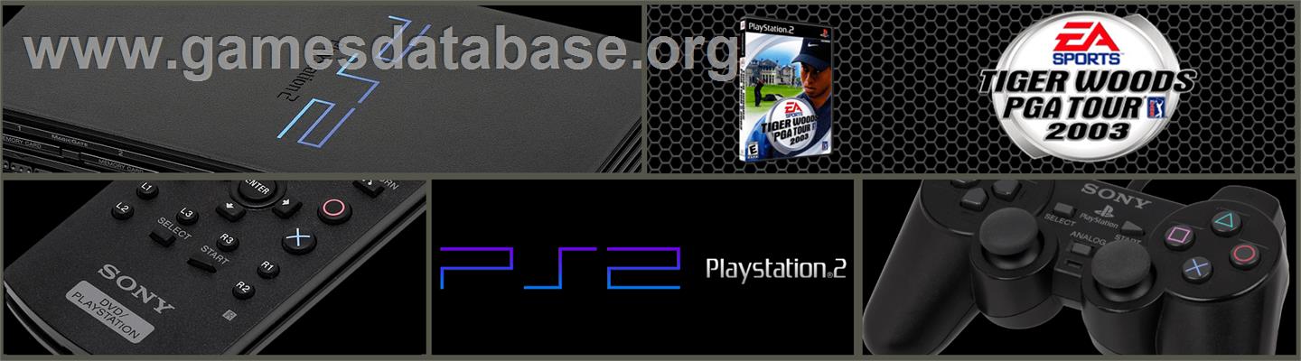 Tiger Woods Pga Tour 2003 - Sony Playstation 2 - Artwork - Marquee