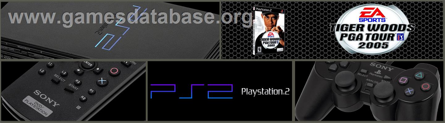 Tiger Woods Pga Tour 2005 - Sony Playstation 2 - Artwork - Marquee