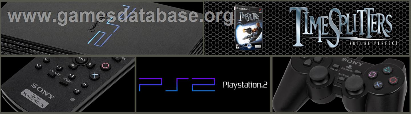Timesplitters - Future Perfect - Sony Playstation 2 - Artwork - Marquee