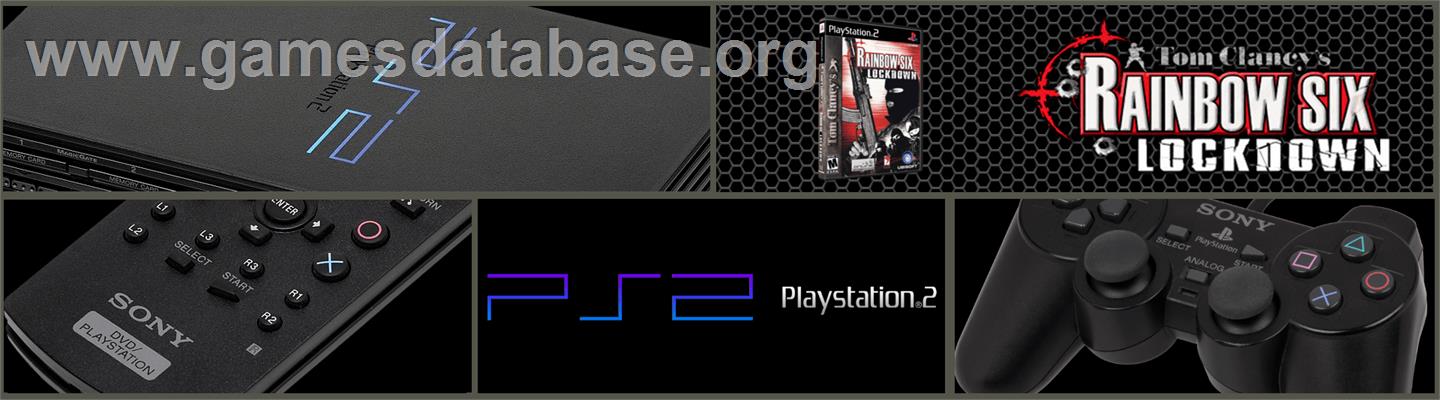 Tom Clancy's Rainbow Six: Lockdown - Sony Playstation 2 - Artwork - Marquee