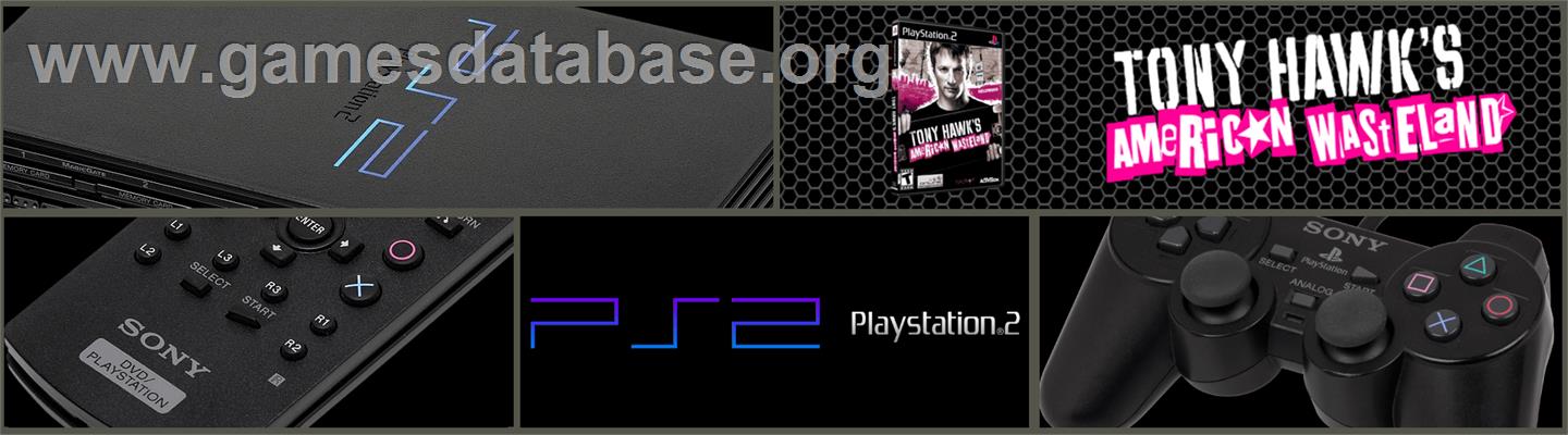 Tony Hawk's American Wasteland - Sony Playstation 2 - Artwork - Marquee
