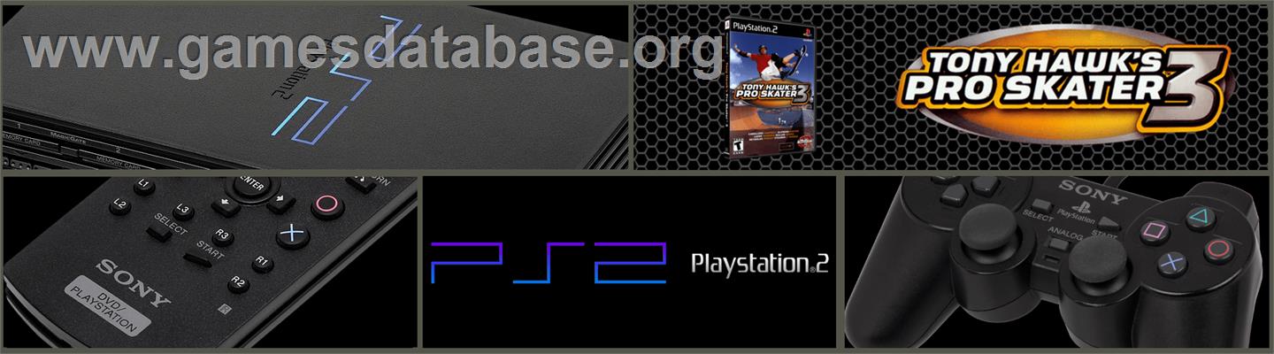 Tony Hawk's Pro Skater 3 - Sony Playstation 2 - Artwork - Marquee