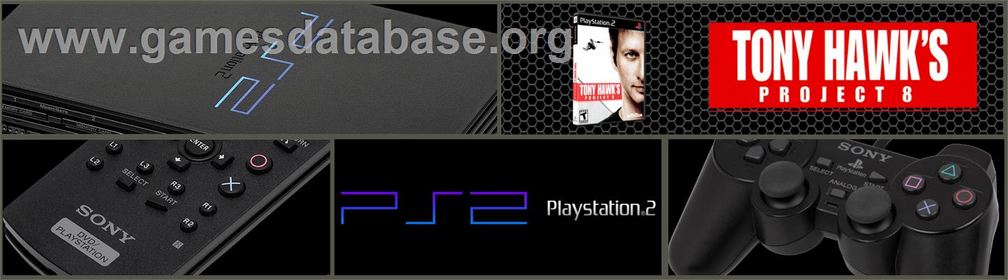 Tony Hawk's Project 8 - Sony Playstation 2 - Artwork - Marquee