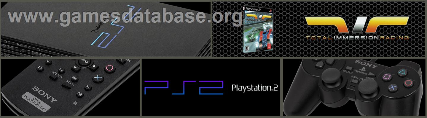 Total Immersion Racing - Sony Playstation 2 - Artwork - Marquee