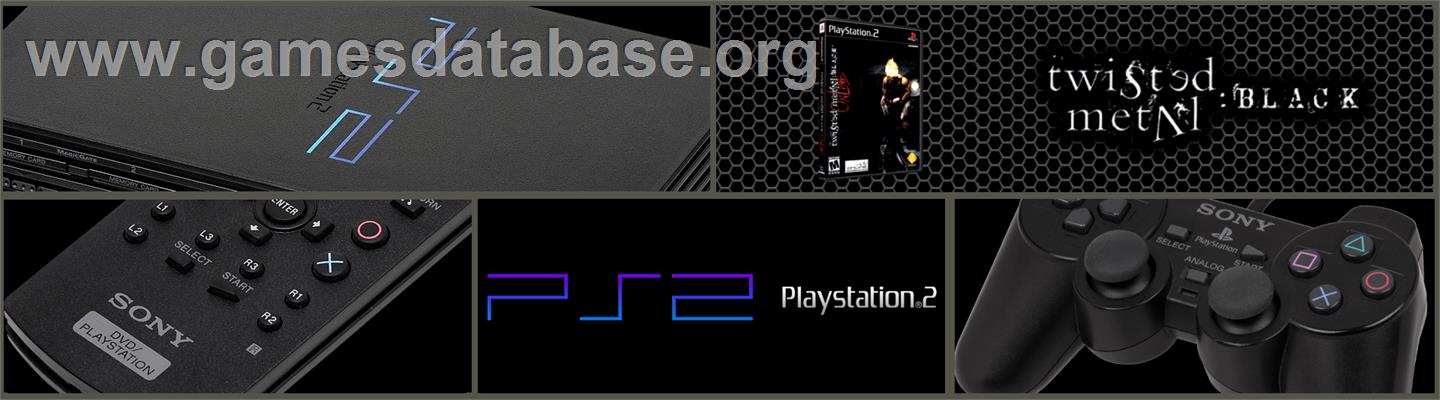 Twisted Metal - Black Online - Sony Playstation 2 - Artwork - Marquee