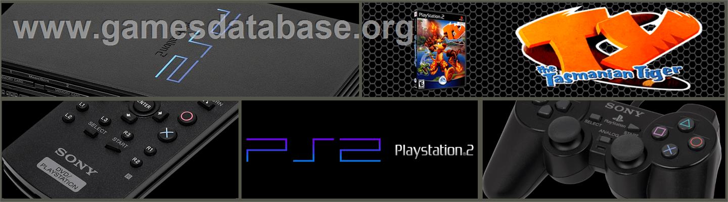 Ty the Tasmanian Tiger - Sony Playstation 2 - Artwork - Marquee