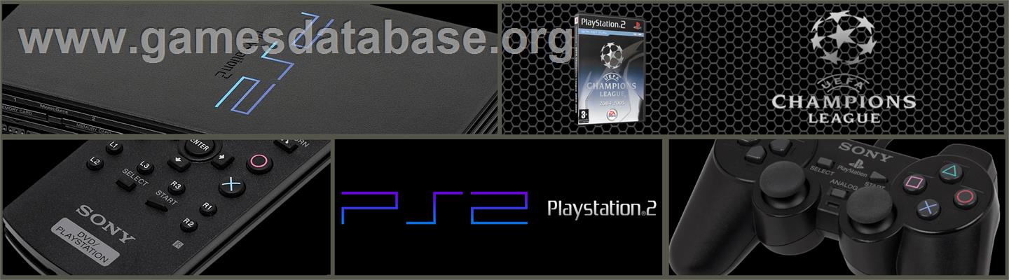 Uefa Champions League 2004-2005 - Sony Playstation 2 - Artwork - Marquee