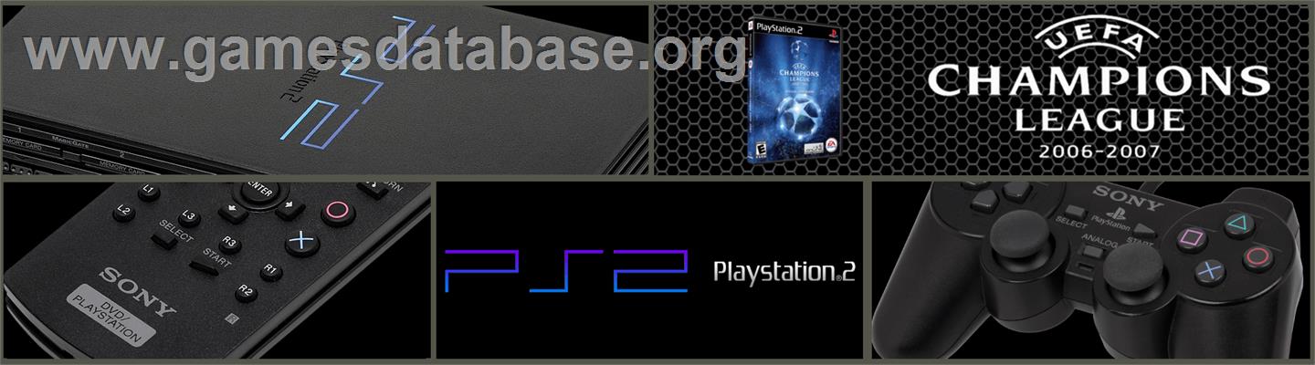 Uefa Champions League 2006-2007 - Sony Playstation 2 - Artwork - Marquee