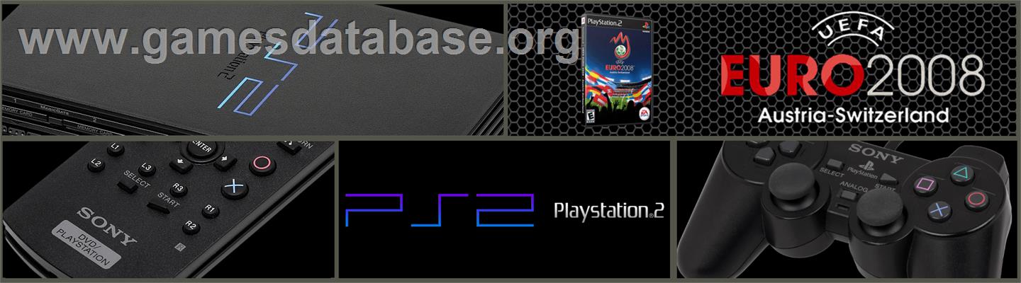 Uefa Euro 2008 - Sony Playstation 2 - Artwork - Marquee