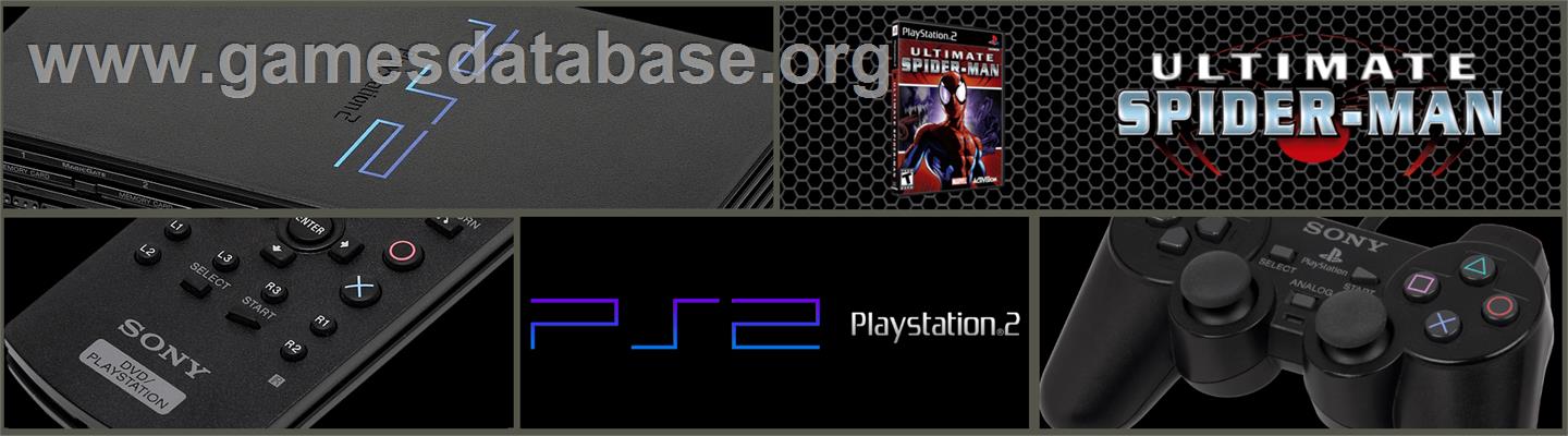 Ultimate Spider-man - Sony Playstation 2 - Artwork - Marquee