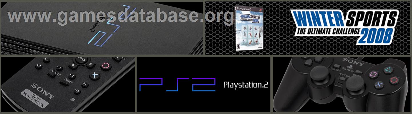 Winter Sports 2008 - The Ultimate Challenge - Sony Playstation 2 - Artwork - Marquee