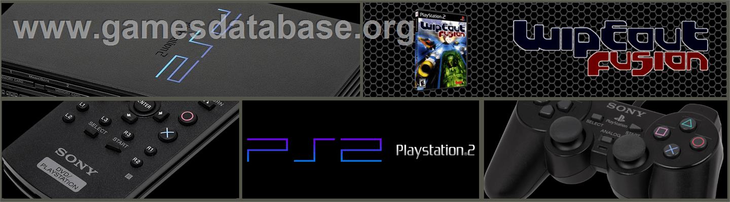Wipeout Fusion - Sony Playstation 2 - Artwork - Marquee