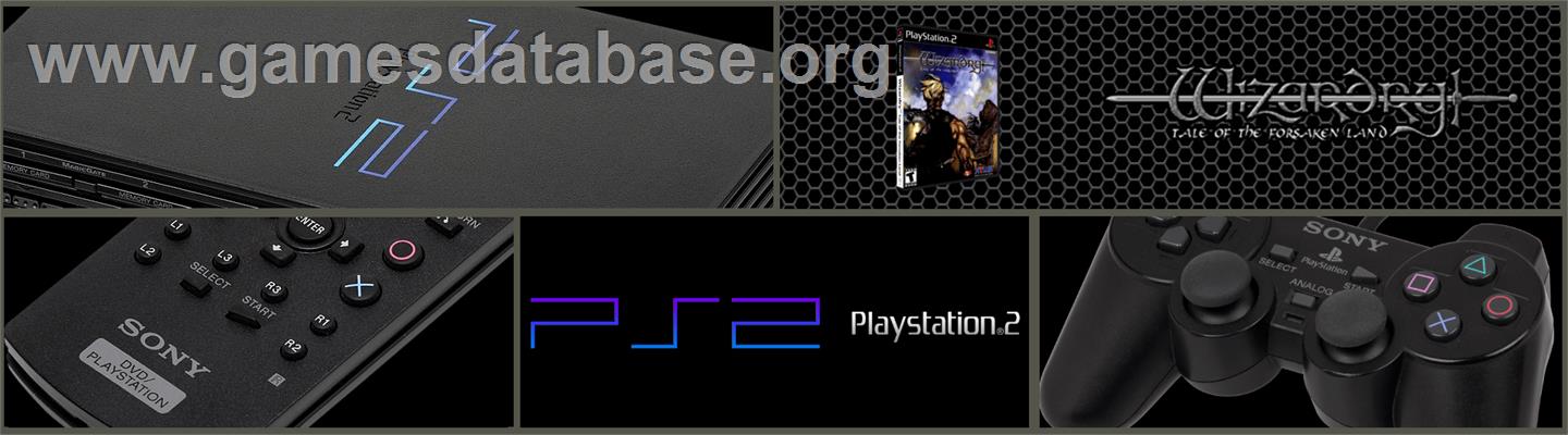 Wizardry - Tale Of The Forsaken Land - Sony Playstation 2 - Artwork - Marquee