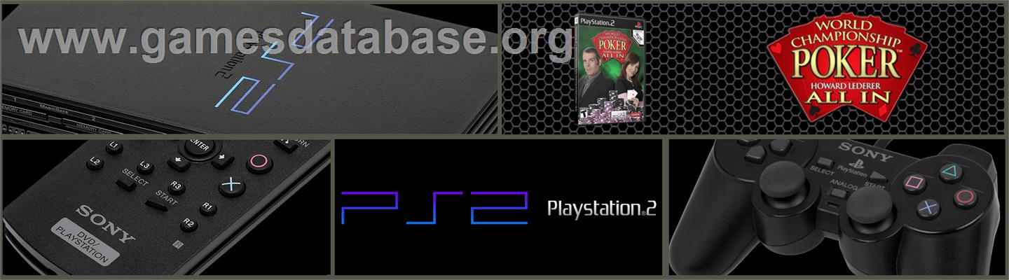 World Championship Poker - Featuring Howard Lederer - All In - Sony Playstation 2 - Artwork - Marquee