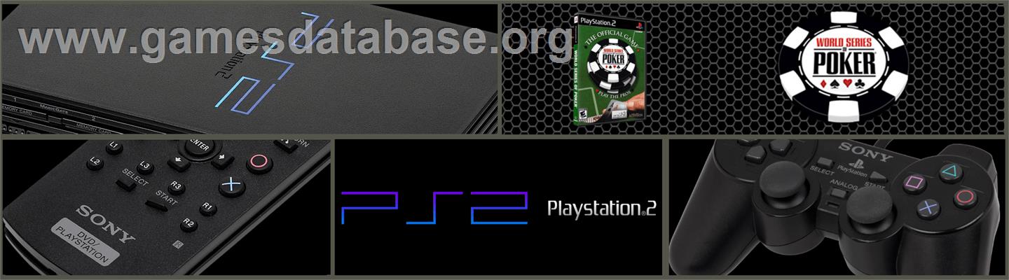 World Series of Poker: Tournament of Champions - Sony Playstation 2 - Artwork - Marquee