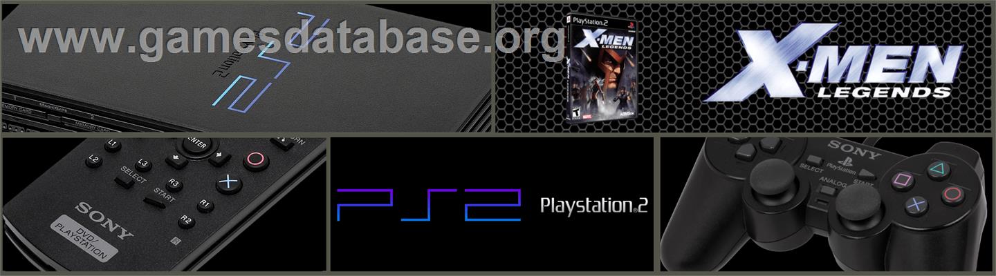 X-Men: Legends - Sony Playstation 2 - Artwork - Marquee