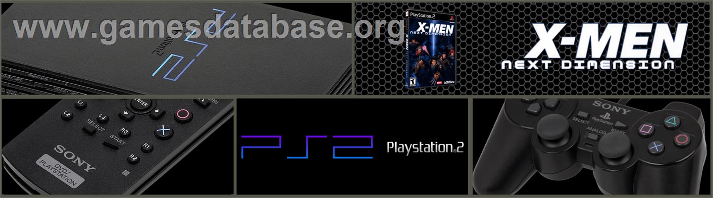 X-Men: Next Dimension - Sony Playstation 2 - Artwork - Marquee