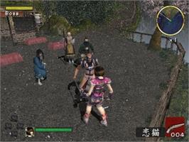 In game image of 7 Blades on the Sony Playstation 2.