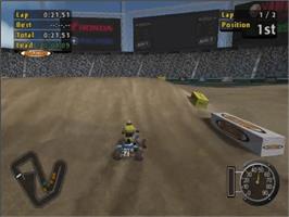 In game image of ATV Offroad - All Terrain Vehicle on the Sony Playstation 2.
