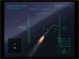 In game image of Ace Combat - Distant Thunder on the Sony Playstation 2.