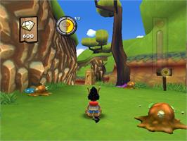 In game image of Agent Hugo - Hula Holiday on the Sony Playstation 2.