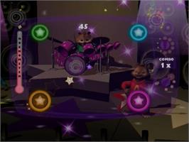 In game image of Alvin and the Chipmunks on the Sony Playstation 2.